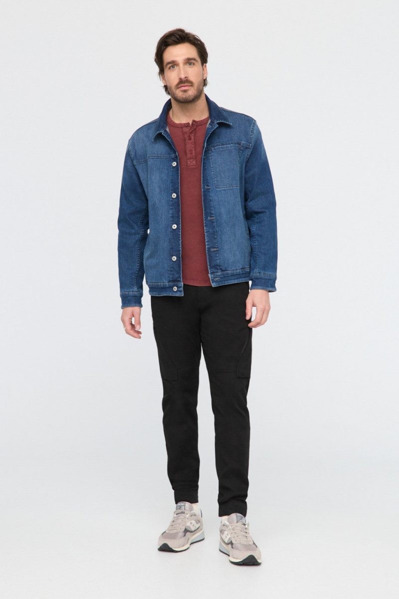 C MOFR4505 Tech Fleece Denim Jacket Classic Indigo 0852 481034