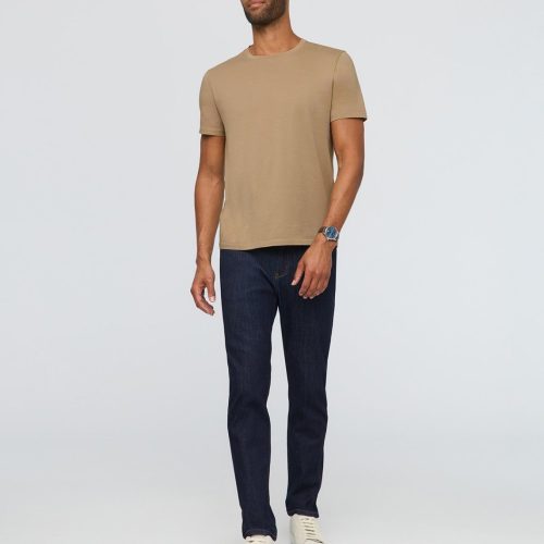 C MTJS1632 PurePima Tee Desert Khaki 1020