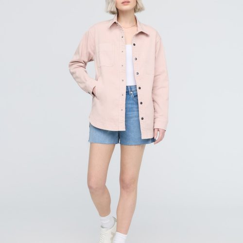 C WOMR1055 LuxTwill Overshirt Soft Rose 0925 ECOM