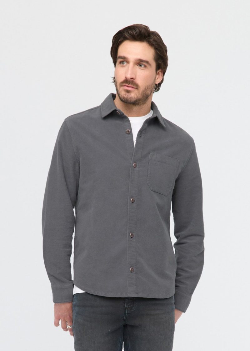 MCNR1031 No Sweat Moleskin Shirt Storm 0519 ECOM 274084