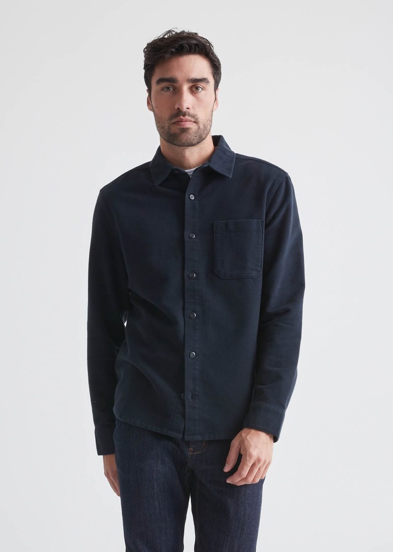 MCNS1025 NO SWEAT MOLESKIN NAVY 3596 2