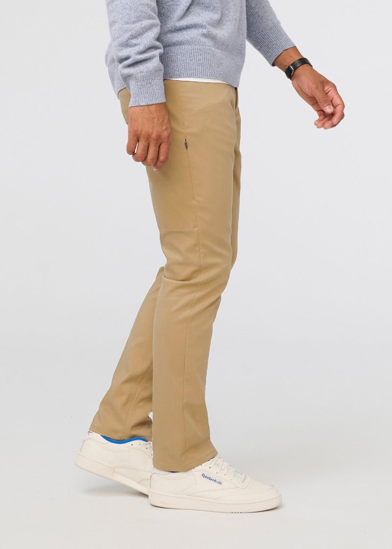 MFHR1002 NuStretch Relaxed 5 Pocket Khaki 3640 Side