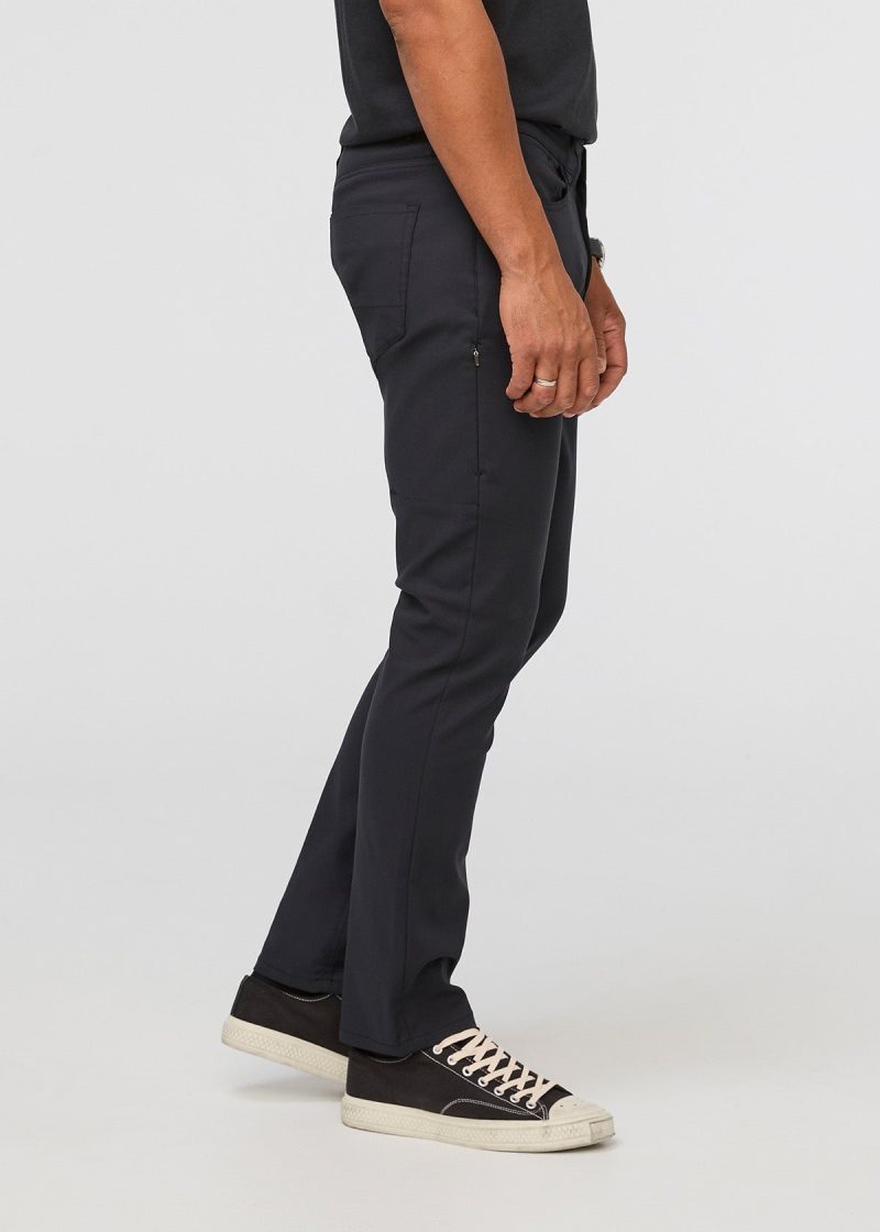 MFHR1002 NuStretch Relaxed 5 pocket Black 4247 Side