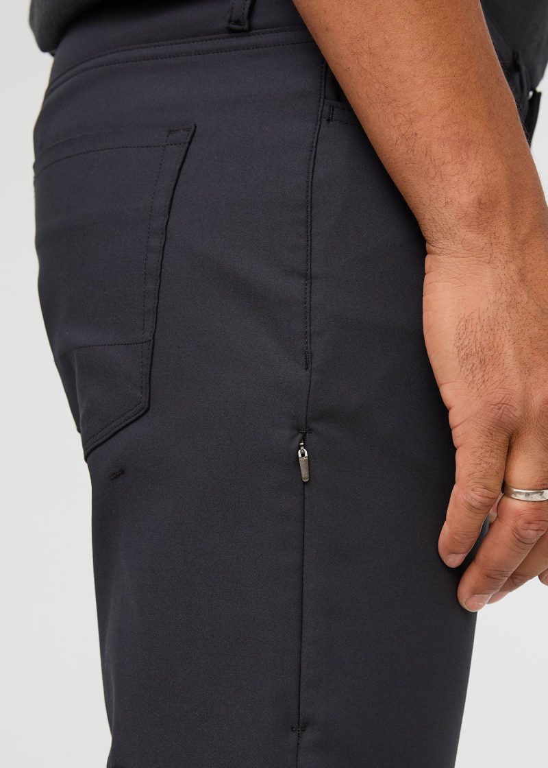 MFHR1002 NuStretch Relaxed 5 pocket Black 4287 Detail