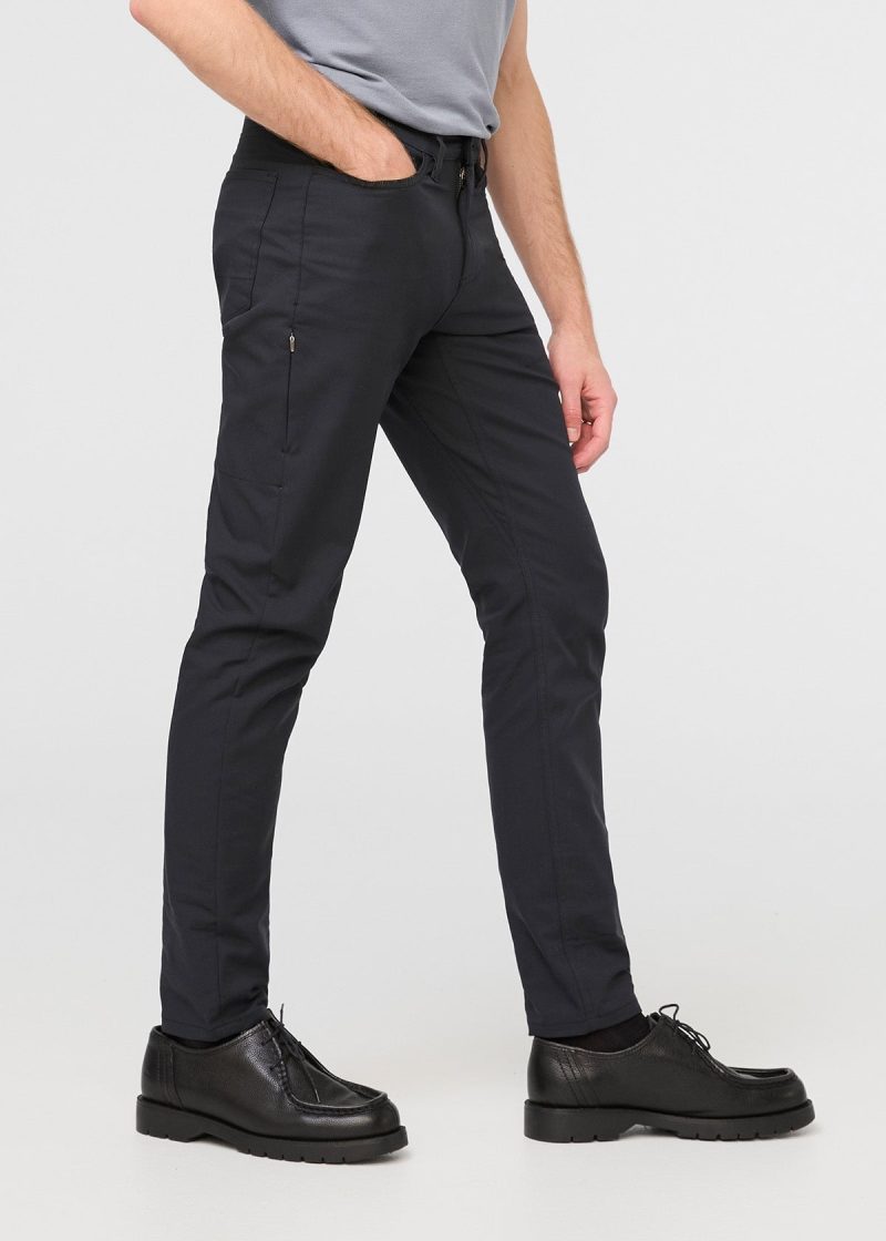 MFHS1001 NuStretch Slim 5 pocket Black 1872 Side