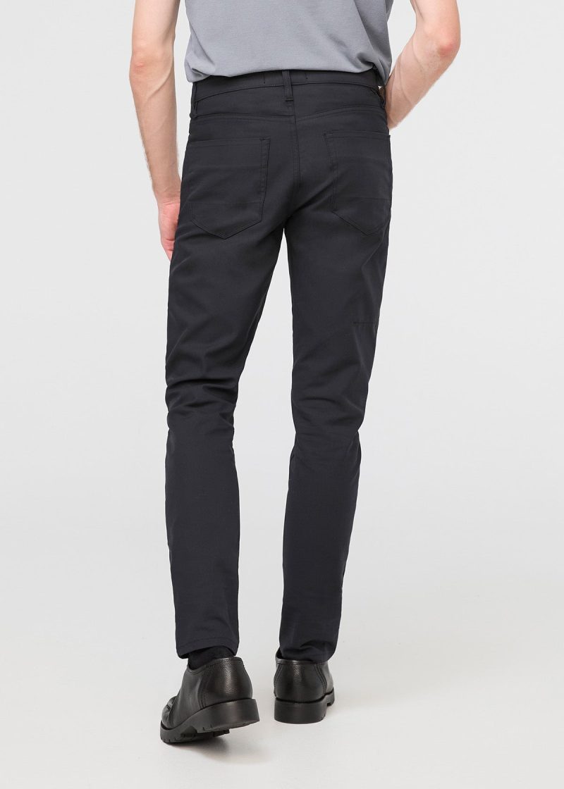 MFHS1001 NuStretch Slim 5 pocket Black 1889 Back