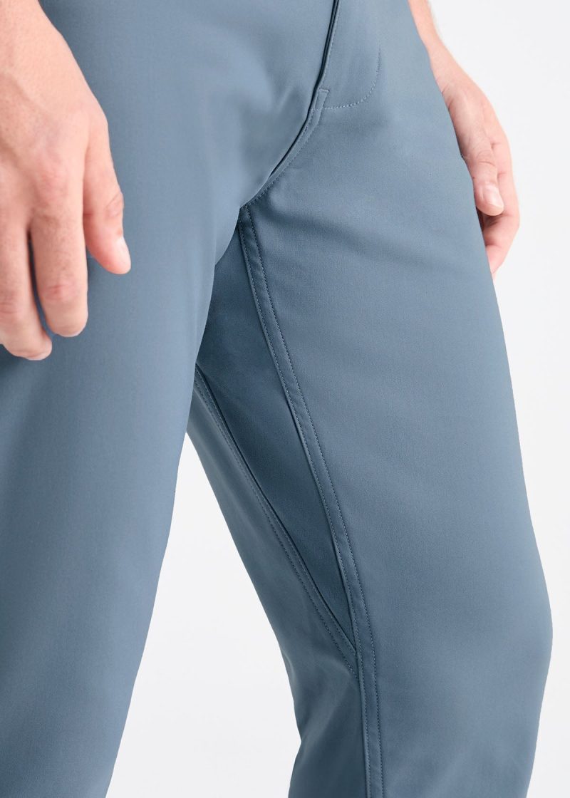 MFHS1001 STB NuStretch Slim 5 pocket Steel Blue 0980 Detail