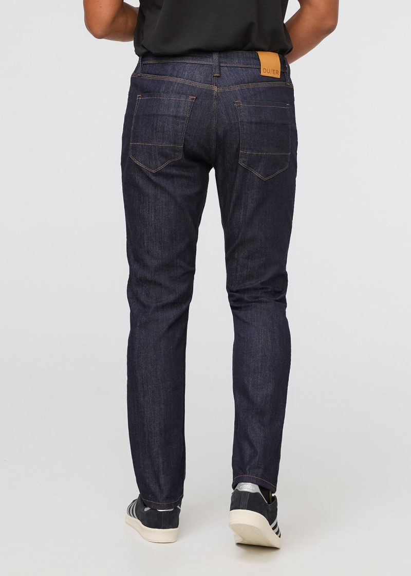 MFLR3002 Performance Denim Relaxed Taper Heritage Rinse 3935 Back