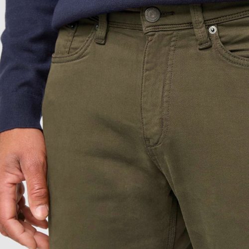 MFNR1002 No Sweat Relaxed Taper Army Green 1434 Detail