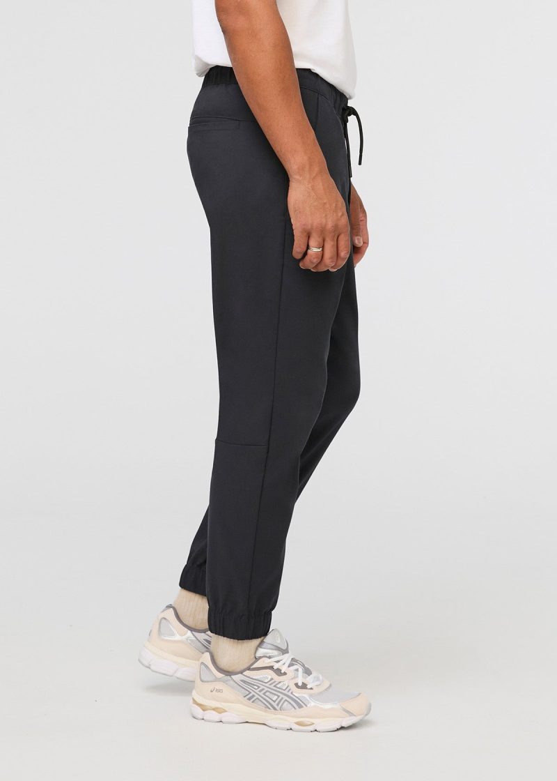 MJHS1600 NuStretch Jogger Black 4400 Side