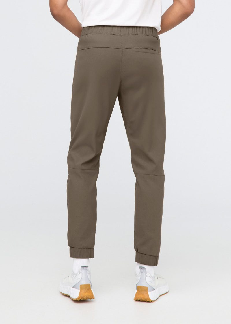 MJHS1600 NuStretch Performance Jogger Thyme 3728 BK ECOM