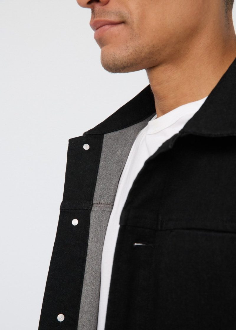 MOFR2105 Tech Fleece Denim Jacket Black 2960 420252