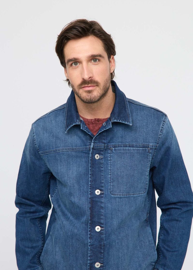 MOFR4505 Tech Fleece Denim Jacket Classic Indigo 0891 R