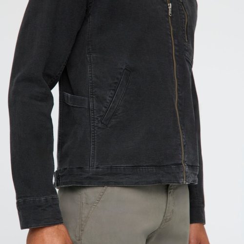 MOMR1027 Stretch Canvas Utility Jacket Black 0227 992924