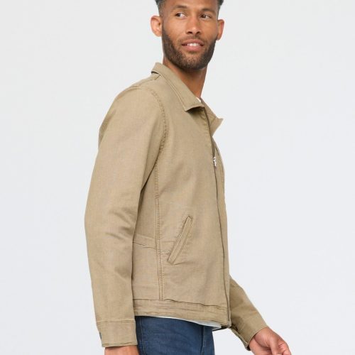 MOMR1027 Stretch Canvas Utility Jacket Tan 1470 ECOM 1 735463