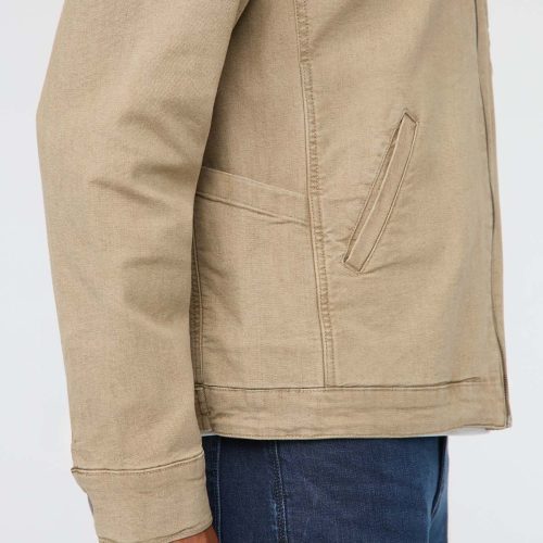 MOMR1027 Stretch Canvas Utility Jacket Tan 1489 ECOM 1