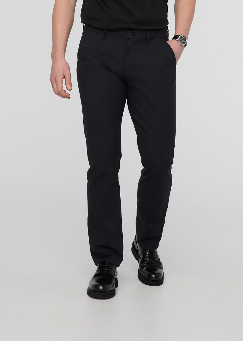 MPHR1923 NuStretch Performance Trouser Relaxed Black 2157 Front