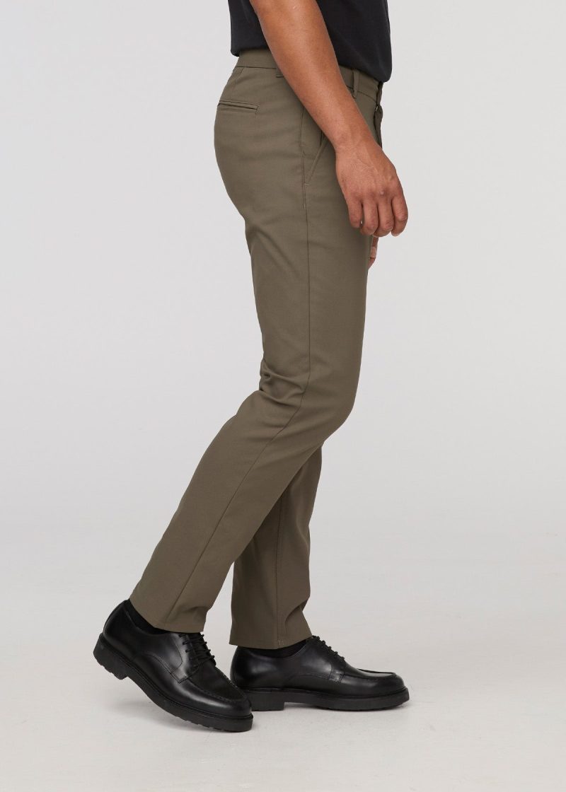 MPHR1923 NuStretch Relaxed Taper Trouser Thyme 11798