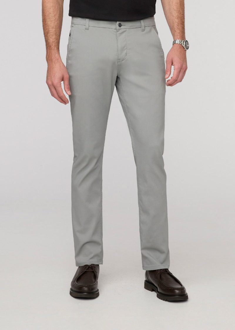 MPHS1923 NuStretch Slim Straight Trouser Clean Grey 7417