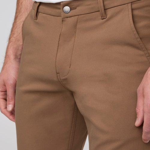 MPHS1923 NuStretch Slim Straight Trouser Warm Sand 7240