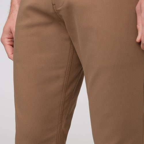 MPHS1923 NuStretch Slim Straight Trouser Warm Sand 7243