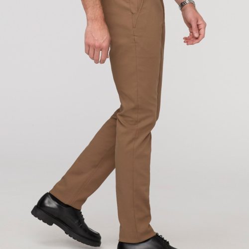 MPHS1923 NuStretch Slim Straight Trouser Warm Sand 7267