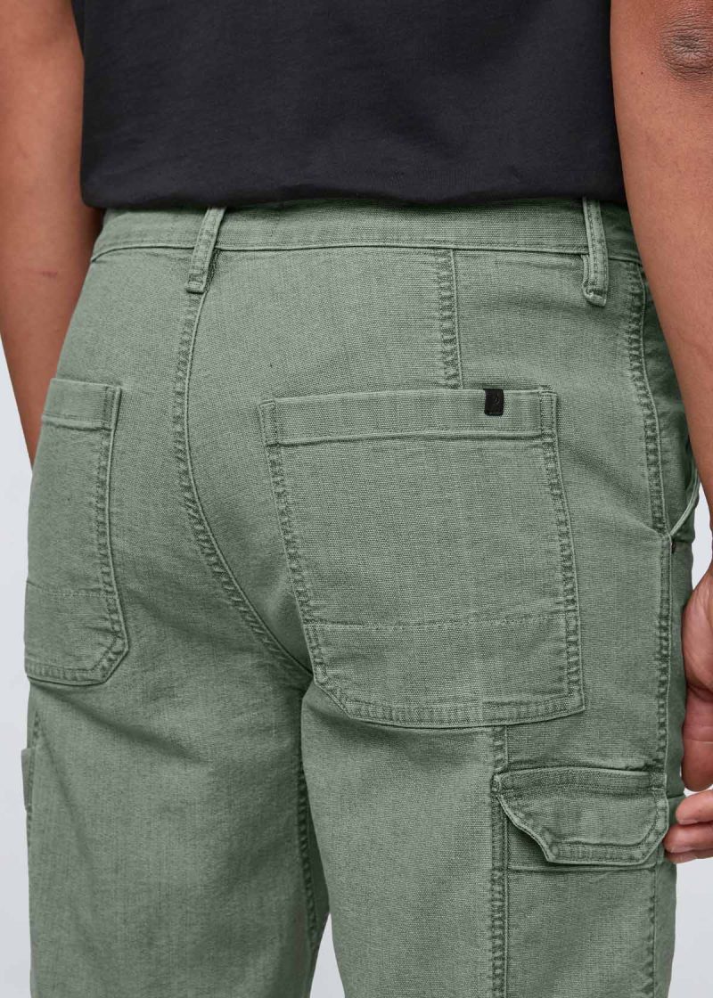 MPMR1027 Stretch Canvas 7 Pocket Pant Pine 0970 ECOM