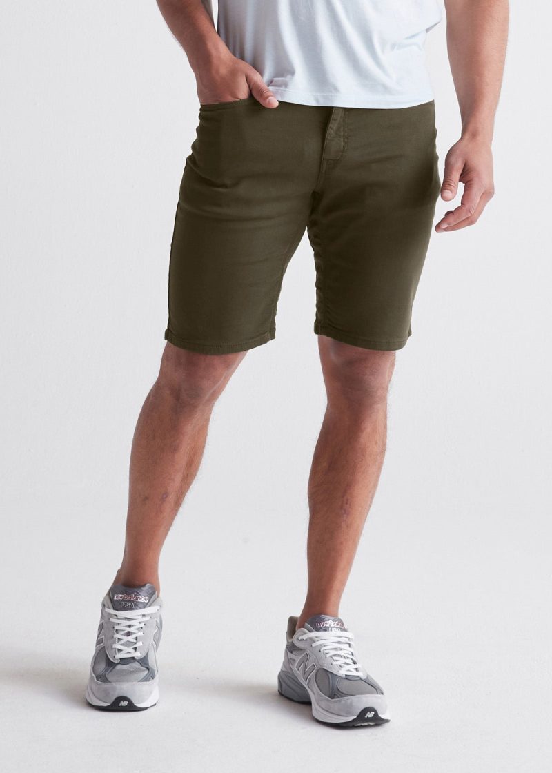 MSNR1012 No Sweat Short Relaxed Army Green FT ECOM