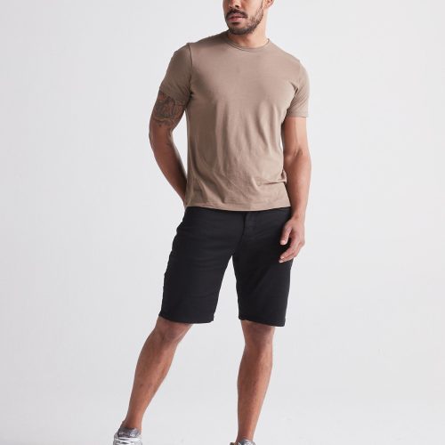 MSNR1012 No Sweat Short Relaxed Black FB