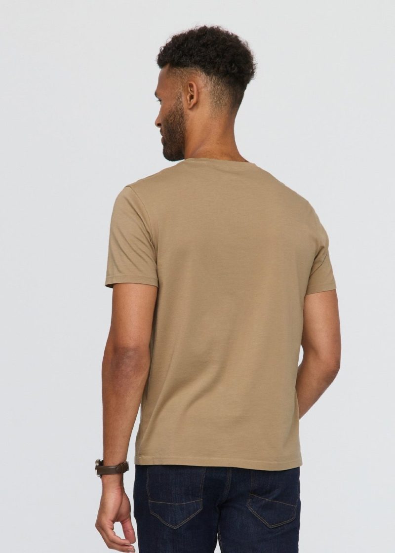 MTJS1632 PurePima Tee Desert Khaki 1037