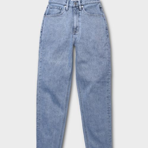 MidweightDenimHighRiseArc ZipFly SaltandPepper