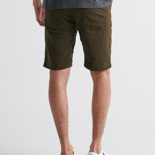 NO SWEAT SHORT ARMY GREEN 6545 BK