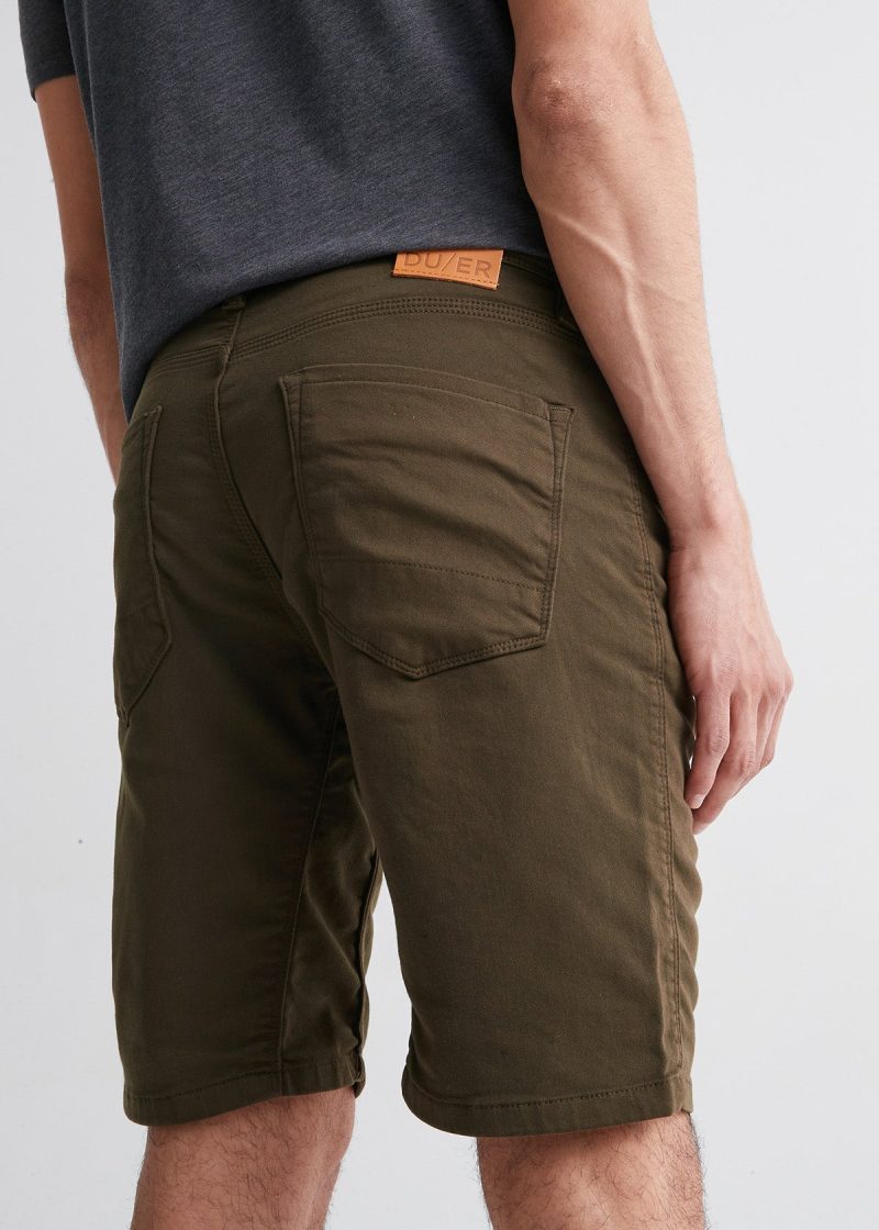 NO SWEAT SHORT ARMY GREEN 6548 BK Detail