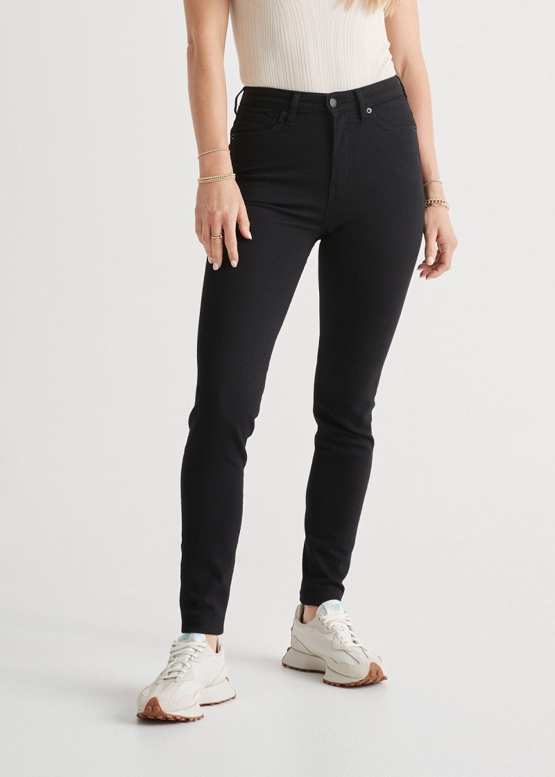 Performance Denim High Rise Skinny Black 4622 ECOM