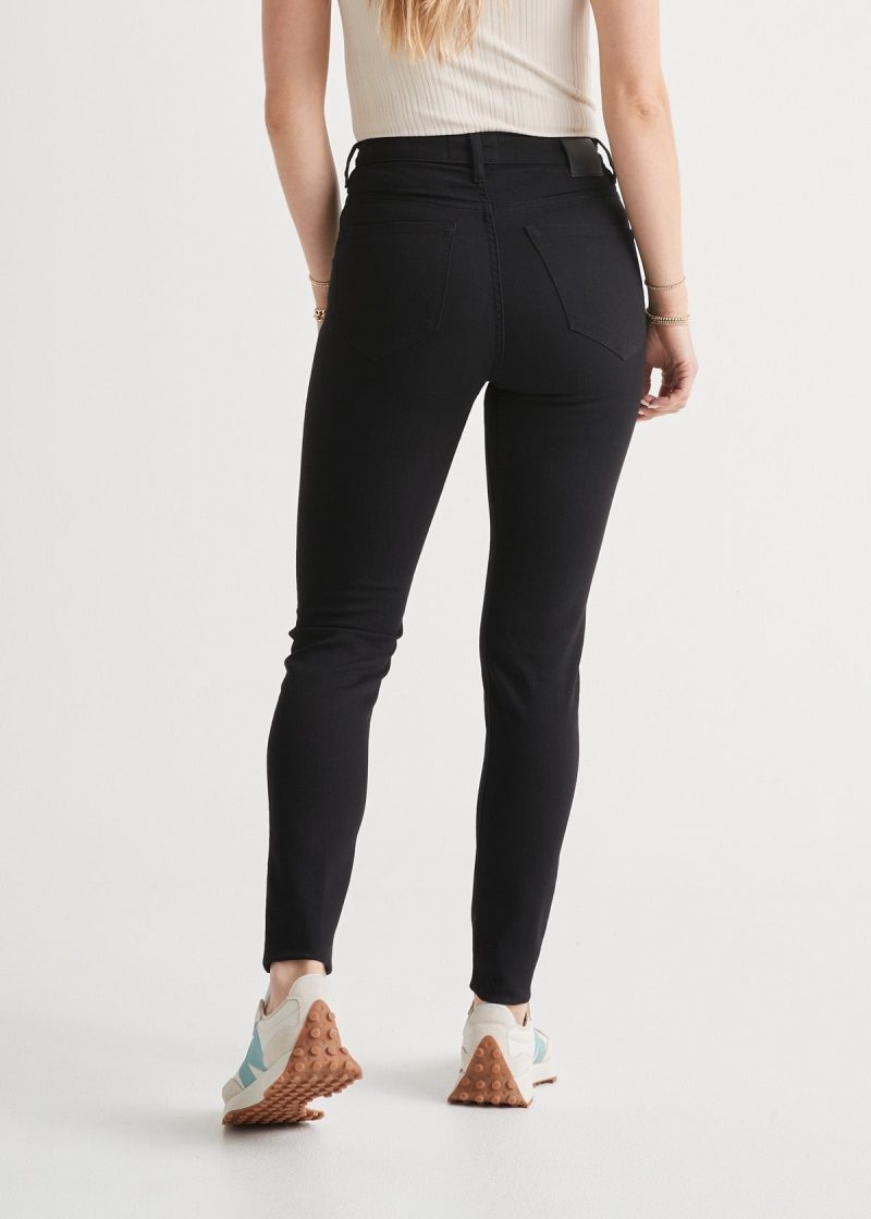 Performance Denim High Rise Skinny Black 4674 BK ECOM