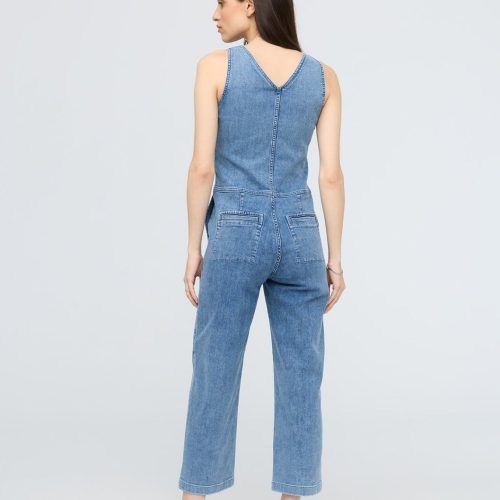 Performance Denim Jumpsuit Stone Wash 5352 R 930564