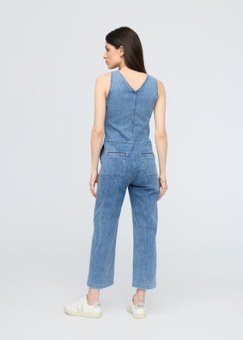 Performance Denim Jumpsuit Stone Wash 5352 R 930564