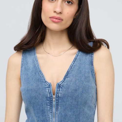 Performance Denim Jumpsuit Stone Wash 5380 R