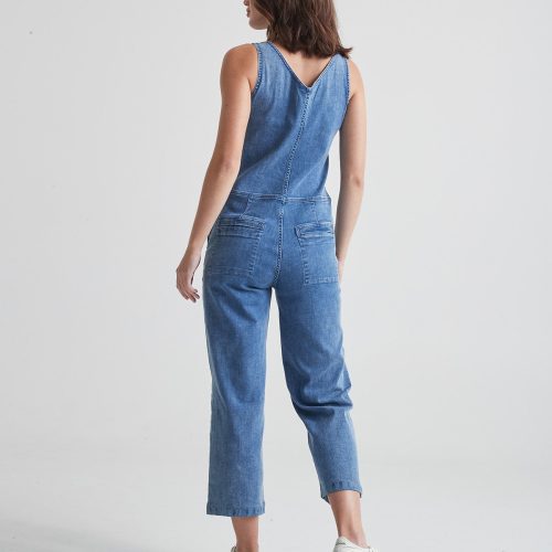 WBLR5025 PERFORMANCE DENIM JUMPSUIT LIGHT STONE Bk a4e40f5a 54bf 4590 ab61 88c2facd250b