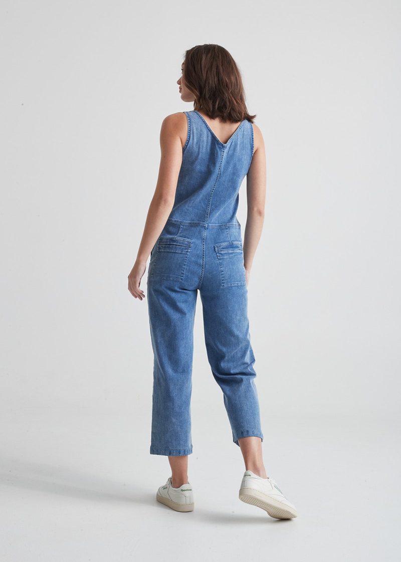 WBLR5025 PERFORMANCE DENIM JUMPSUIT LIGHT STONE Bk a4e40f5a 54bf 4590 ab61 88c2facd250b