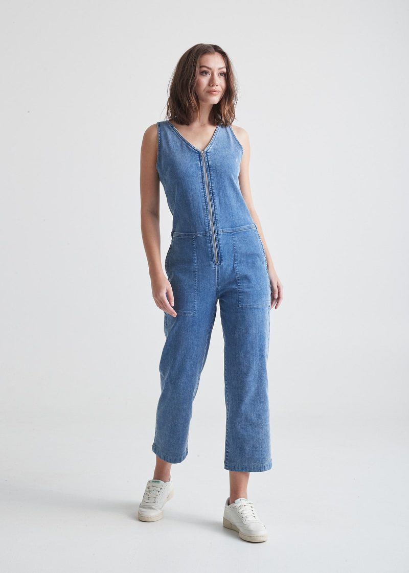 WBLR5025 PERFORMANCE DENIM JUMPSUIT LIGHT STONE FT e6e2ac6c c67f 444d 866b 4fde6d918fea