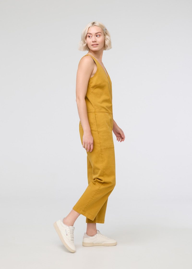 WBMR1221 LuxTwill Jumpsuit Cider 6438 Side