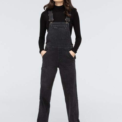 WBMR1223 Stretch Canvas Overall Black 2417