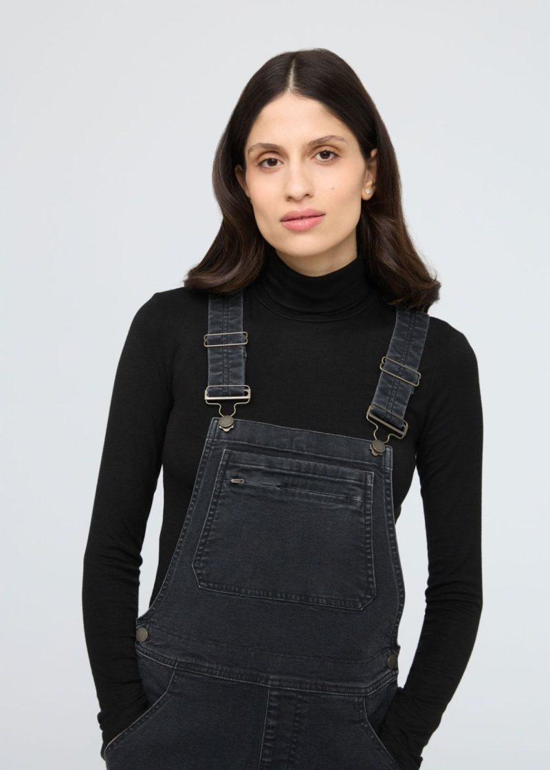 WBMR1223 Stretch Canvas Overall Black 2457 R 270588