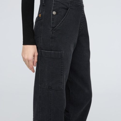 WBMR1223 Stretch Canvas Overall Black 2461 R 204787