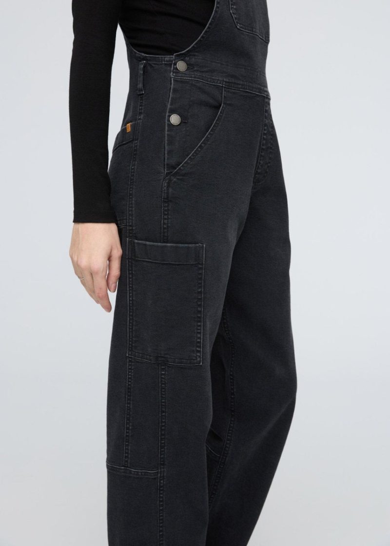 WBMR1223 Stretch Canvas Overall Black 2461 R 204787