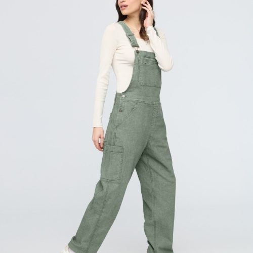 WBMR1223 Stretch Canvas Overall Pine 3395 R ECOM 385651