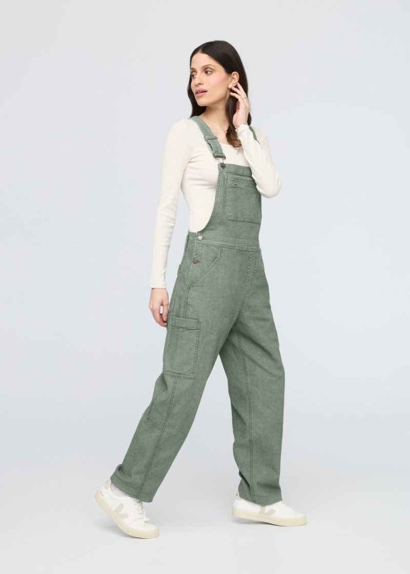 WBMR1223 Stretch Canvas Overall Pine 3395 R ECOM 385651