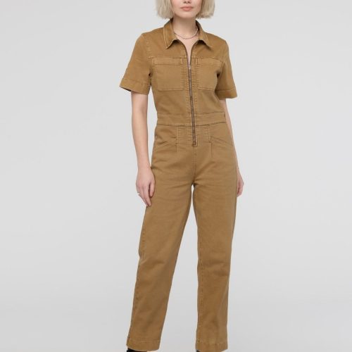 WBMR1225 LuxTwill Boiler Suit Camel 1574 Full ECOM 547916