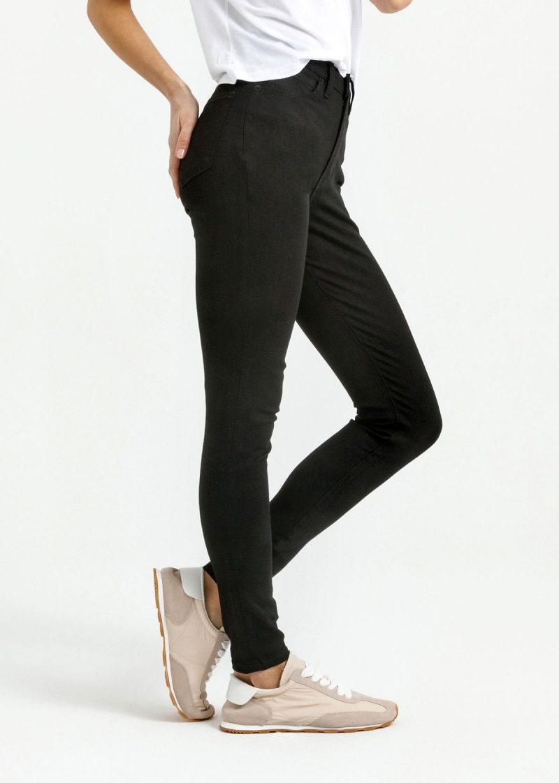 WFAK2101 Four Way Flex High Rise Skinny Black sd